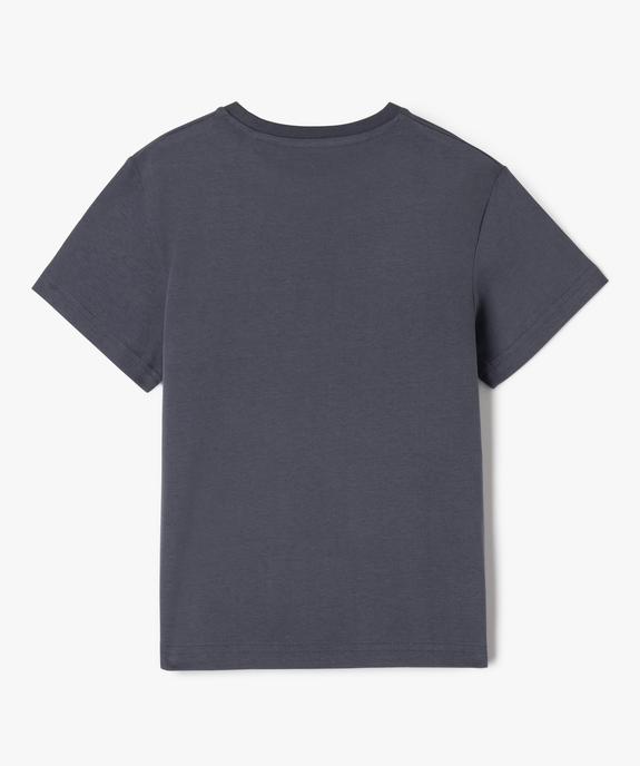 Tee-shirt garçon à message imprimé vue3 - GEMO 4G GARCON - GEMO