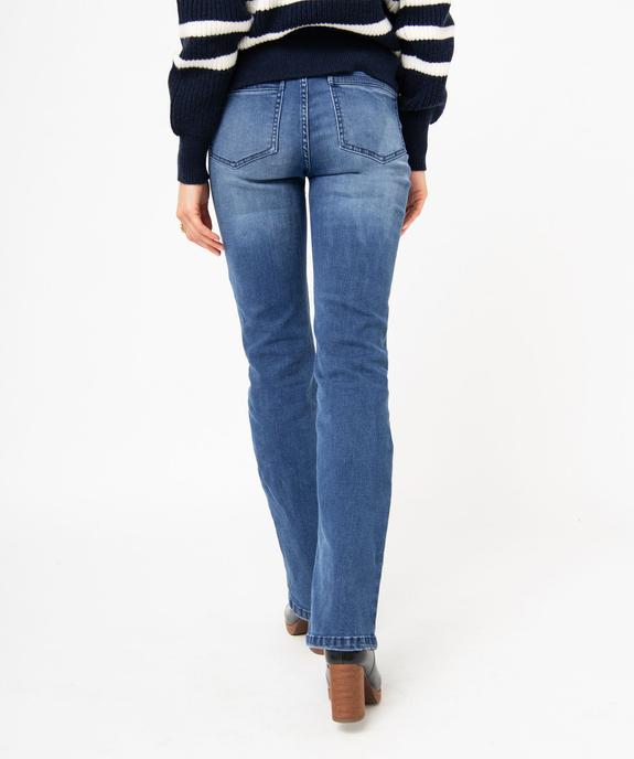Jean large avec ceinture fantaisie femme - LuluCastagnette vue3 - LULUCASTAGNETTE - GEMO