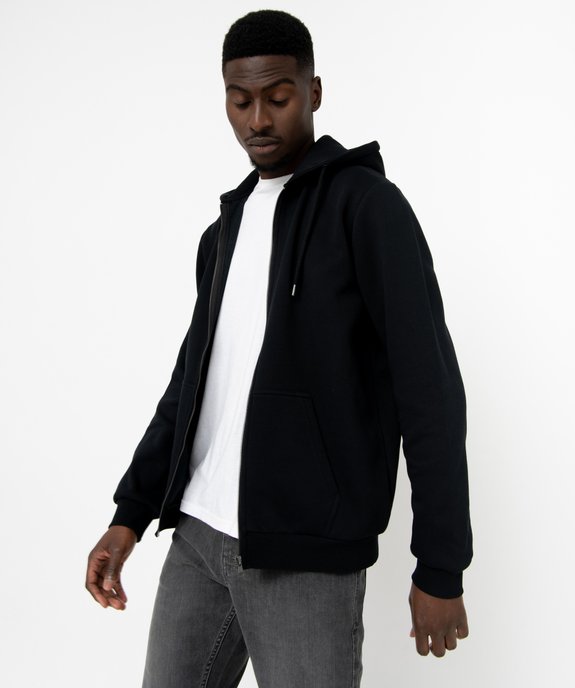Sweat zippé à capuche homme vue7 - GEMO 4G HOMME - GEMO