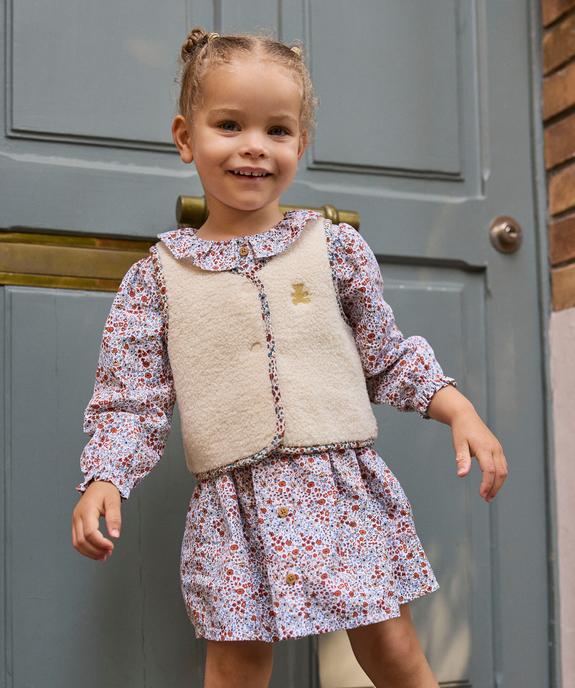 Robe à motifs fleuris bébé fille - LuluCastagnette vue1 - LULUCASTAGNETTE - GEMO