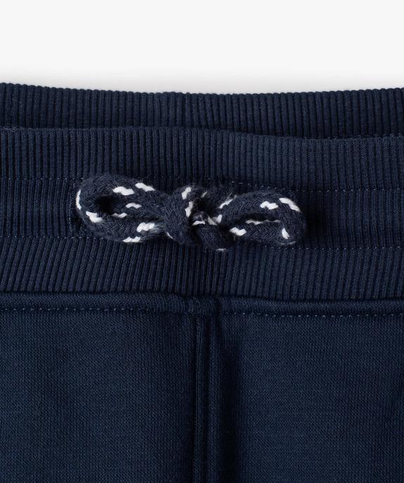 Pantalon de jogging essentiel garçon vue2 - GEMO (JUNIOR) - GEMO