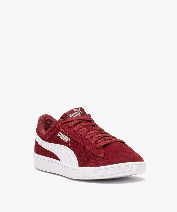 Baskets femme bicolores dessus cuir – Puma Vikky vue2 - PUMA - GEMO