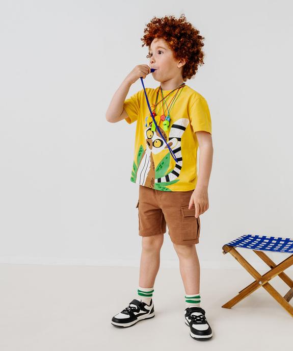 Tee-shirt imprimé animalier garçon vue8 - GEMO (ENFANT) - GEMO