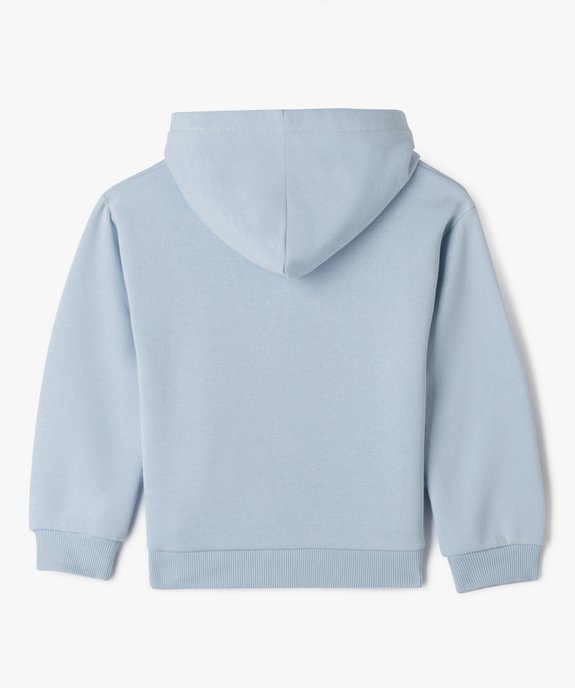 Sweat à capuche imprimé Stitch brillant fille - Disney vue3 - LILO & STITCH - GEMO