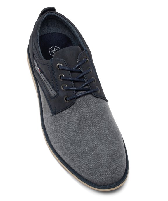 Derbies homme bicolores avec semelle sport - Mario Baldano vue5 - MARIO BALDANO - GEMO