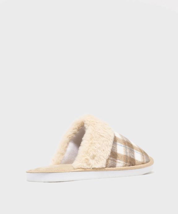 Chaussons mules en velours femme vue4 - GEMO(HOMWR FEM) - GEMO