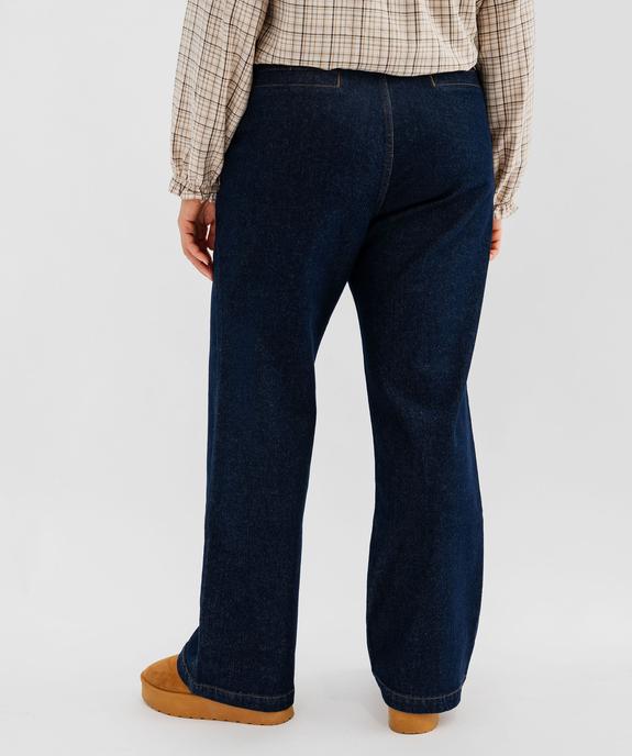 Jean flare à pont femme grande taille - LuluCastagnette vue3 - LULU CASTAGNETTE GEMO FOR GOOD - GEMO