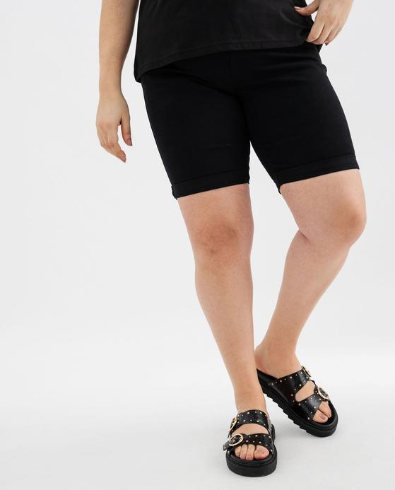 Bermuda à revers en coton stretch femme grande taille - GEMO 4G GT Bermuda à revers en coton stretch femme grande taille vue5 - GEMO 4G GT - GEMO
