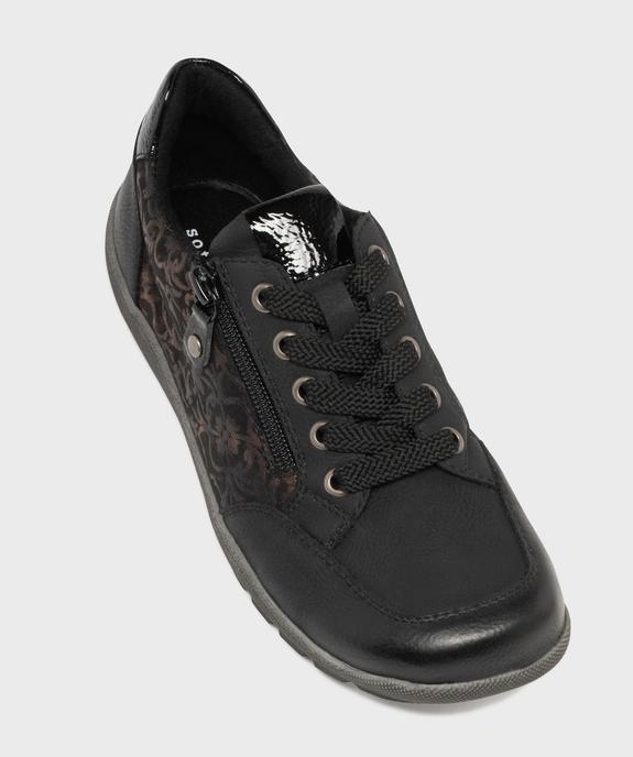 Derbies sportswear à bout carré femme vue5 - SOFTRELAX - GEMO