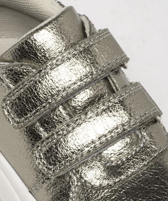 Baskets basses brillantes à scratch fille vue6 - LOVELY WINGS GEMO FOR GOOD - GEMO