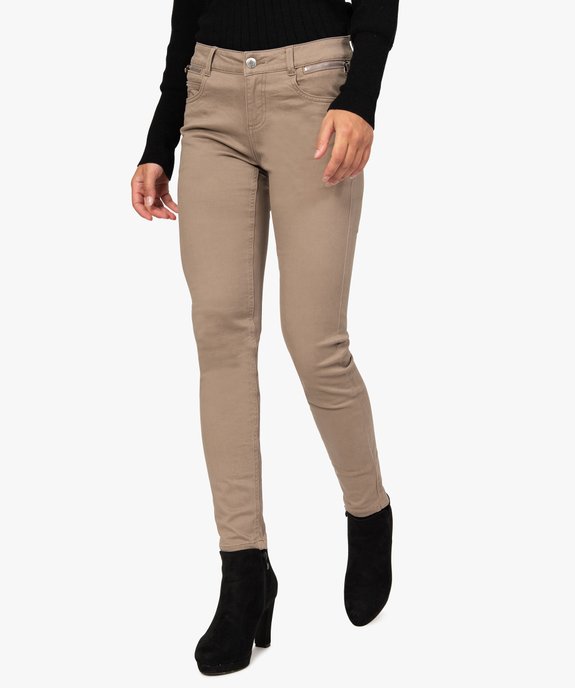 slim pantalon femme