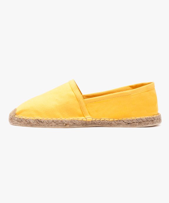 Espadrilles homme avec semelle en corde vue3 - GEMO (PLAGE) - GEMO