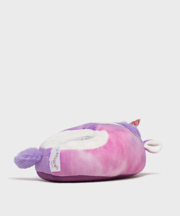 Chaussons en volume fantaisie en forme d'animal femme - Squishmallows vue4 - SQUISHMALLOWS - GEMO