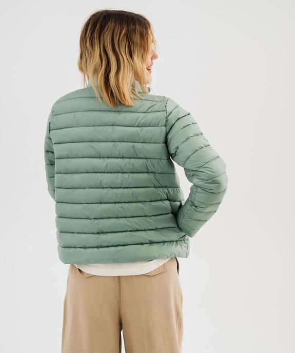 Doudoune légère avec col montant femme vue3 - GEMO 4G FEMME - GEMO
