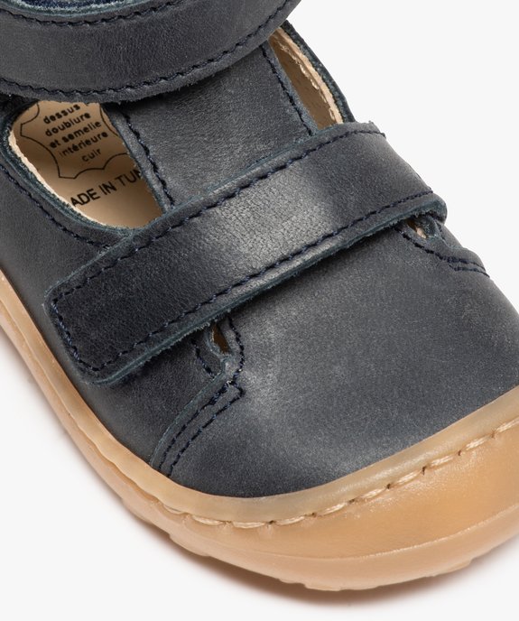 Chaussures Premiers Pas Bebe Garcon Unies A Scratch Na Gemo