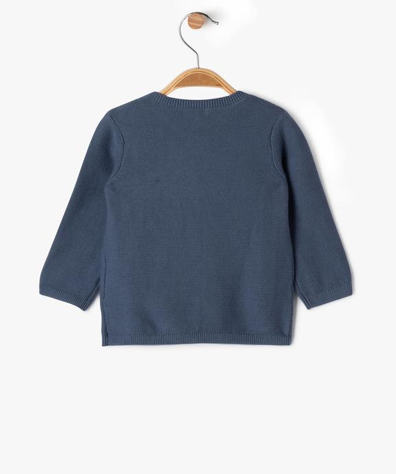 Pull brassière en coton bébé - LuluCastagnette vue4 - LULU CASTAGNETTE GEMO FOR GOOD - GEMO
