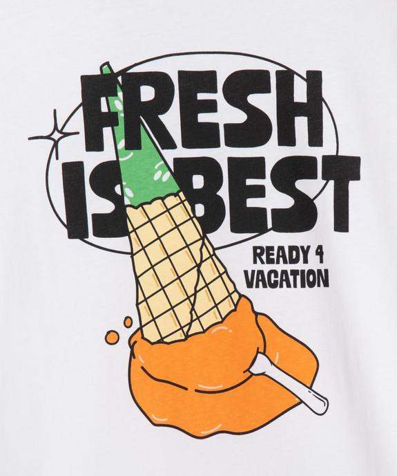 Tee-shirt en coton à manches courtes garçon vue6 - GEMO 4G GARCON - GEMO