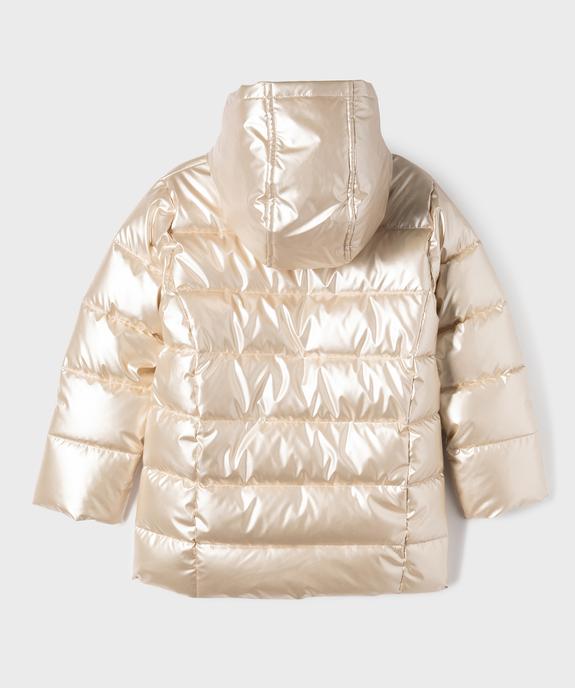 Manteau métallisé avec doublure chaude fille vue4 - GEMO (ENFANT) - GEMO