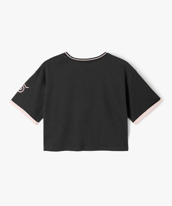 Tee-shirt court à manches courtes motif Sakura fille - Naruto vue3 - NARUTO - GEMO