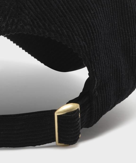 Casquette baseball en velours côtelée femme vue2 - GEMO (ACCESS) - GEMO