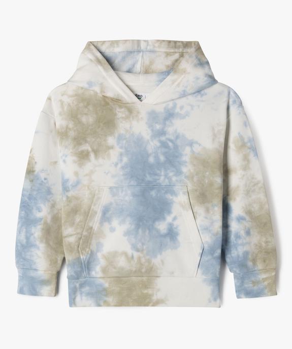 Sweat à capuche tie-and-dye garçon vue2 - GEMO 4G GARCON - GEMO