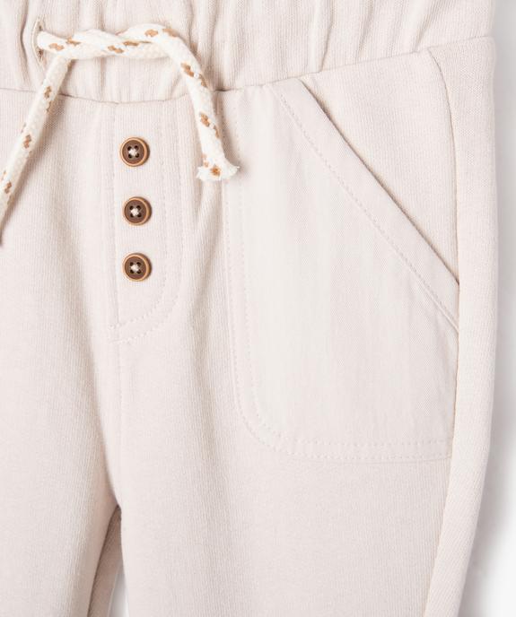 Pantalon de jogging en maille souple et confortable bébé garçon vue2 - GEMO(BEBE DEBT) - GEMO