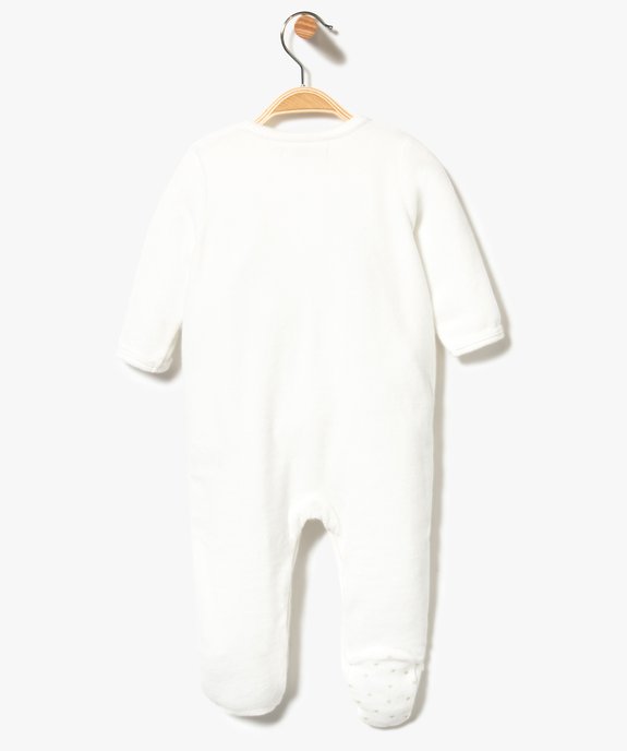 Pyjama Bebe Mixte En Velours Gemo