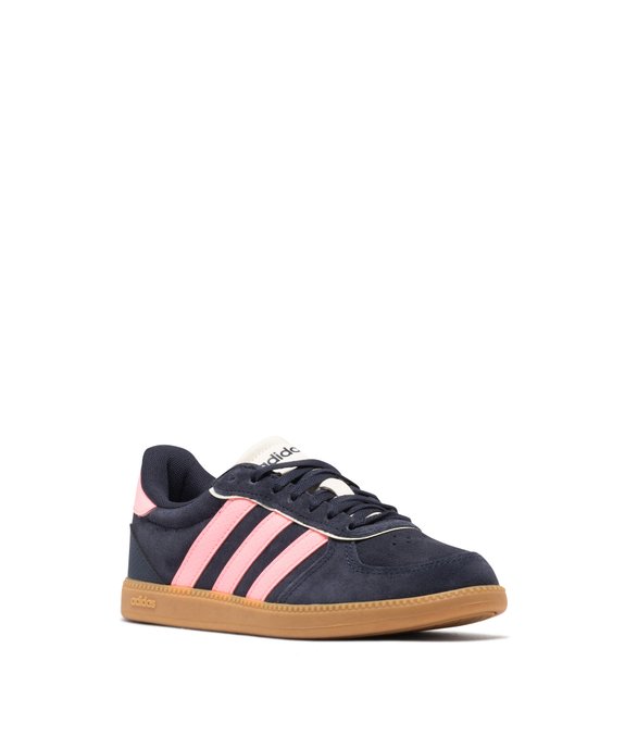 Baskets femme à bout amande et à lacets avec bandes contrastantes Breaknet Sleek- Adidas vue8 - ADIDAS - GEMO