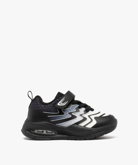 Baskets graphiques à scratch garçon vue1 - 5 MILES GEMO FOR GOOD - GEMO