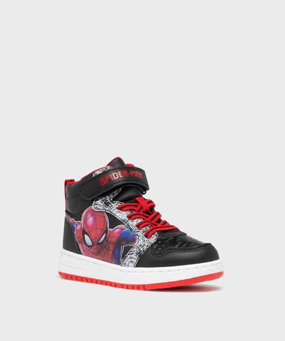 Baskets montantes SPIDERMAN à scratch garçon vue2 - SPIDERMAN - GEMO