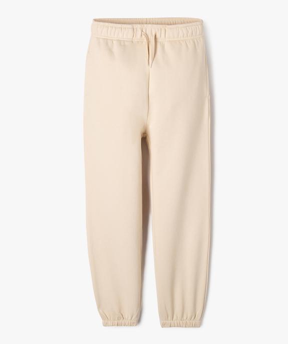 Pantalon de jogging molletonné garçon vue1 - GEMO (JUNIOR) - GEMO
