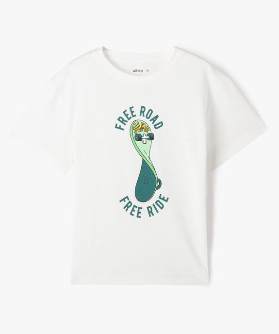 Tee-shirt imprimé skateboard garçon vue2 - GEMO (ENFANT) - GEMO