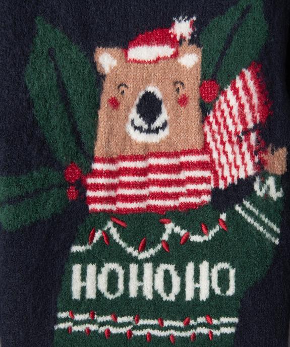 Pull de Noël en maille jacquard extensible bébé garçon vue2 - GEMO(BEBE DEBT) - GEMO