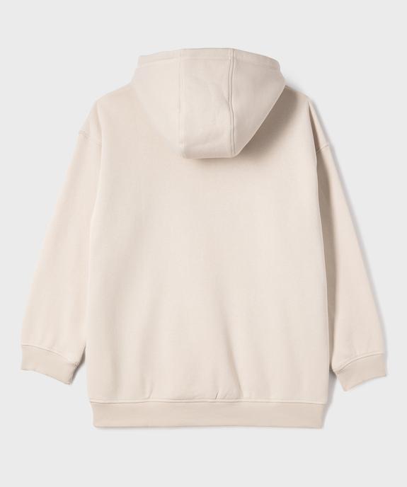 Sweat à capuche avec inscription sur le buste garçon vue3 - GEMO 4G GARCON - GEMO