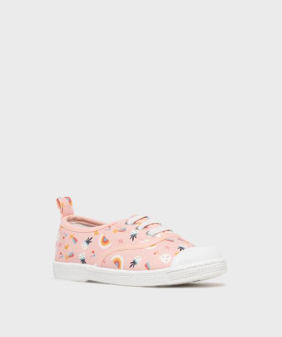 Tennis en toile à motifs fille - Lovely Wings vue2 - LOVELY WINGS GEMO FOR GOOD - GEMO
