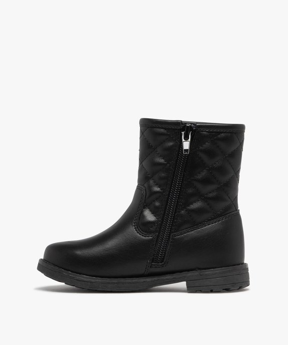 Boots avec tige effet matelassé fille vue3 - LOVELY WINGS - GEMO