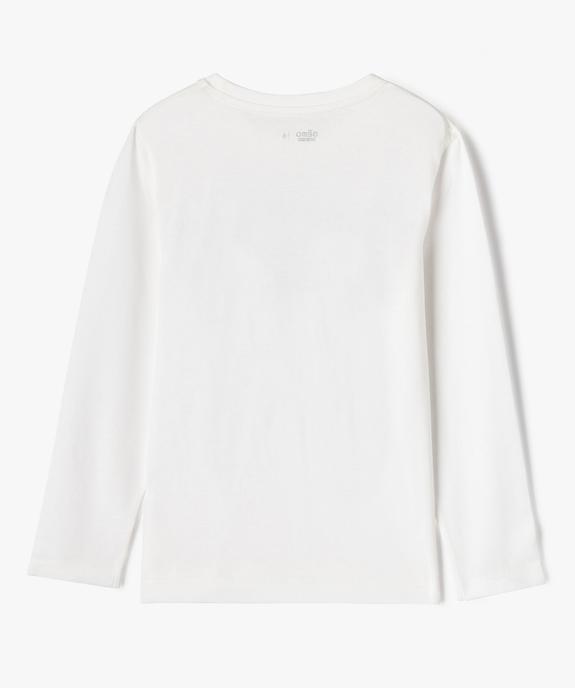 Tee-shirt manches longues imprimé garçon vue4 - GEMO 4G GARCON - GEMO