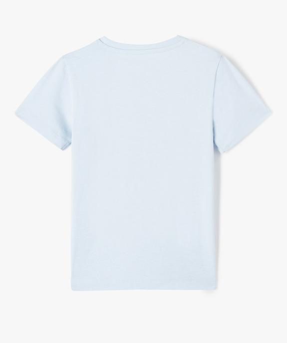 Tee-shirt imprimé à manches courtes garçon vue3 - GEMO (ENFANT) - GEMO