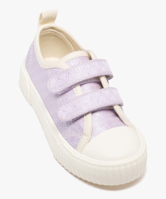 Baskets basses à scratch et reflets irisés fille vue6 - LOVELY WINGS GEMO FOR GOOD - GEMO