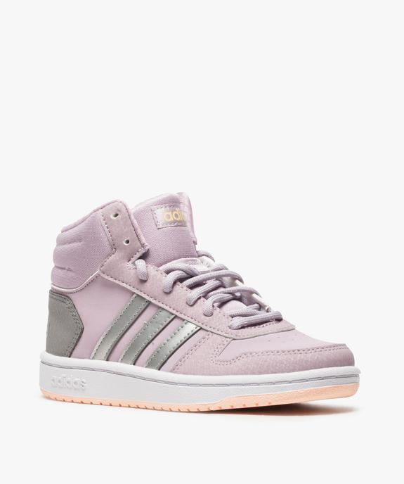 Baskets fille semi-montantes bicolores - Hoops Mid Adidas vue2 - ADIDAS - GEMO