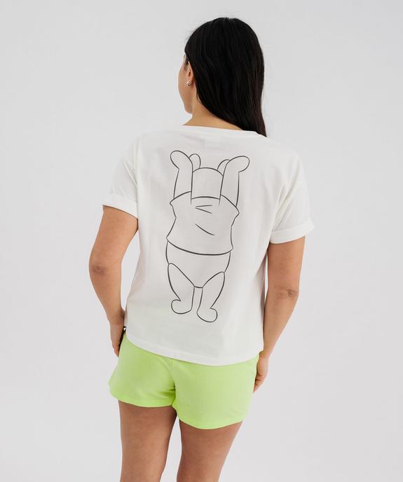 Pyjashort avec motif Winnie l’ourson femme - Disney vue3 - WINNIE - GEMO
