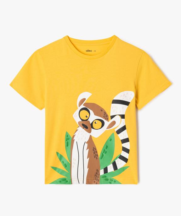 Tee-shirt imprimé animalier garçon vue5 - GEMO (ENFANT) - GEMO