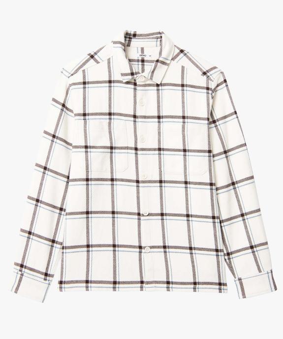 Sur-chemise homme à carreaux vue4 - GEMO (HOMME) - GEMO