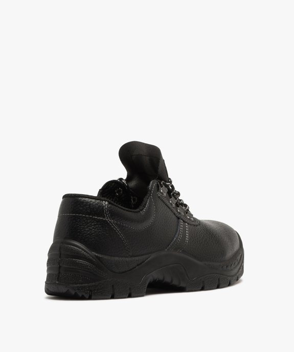 Chaussures de sécurité femme low-cut dessus en cuir grainé uni  vue4 - GEMO (EQUIPT) - GEMO