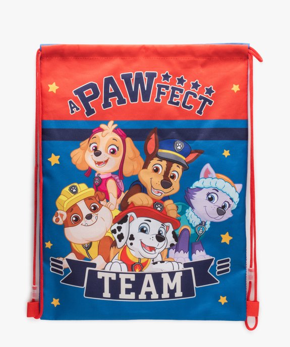 Sac baluchon en toile enfant - Pat Patrouille vue1 - PAT PATROUILLE - GEMO