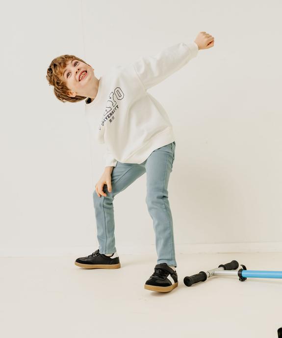 Pantalon chino slim 5 poches garçon vue1 - GEMO (ENFANT) - GEMO