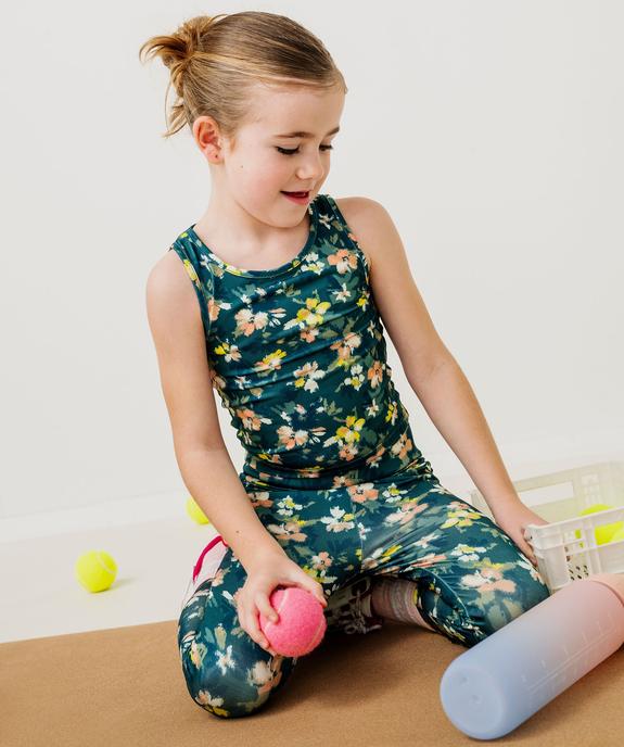 Débardeur de sport court à dos fantaisie fille vue1 - GEMO 4G FILLE - GEMO