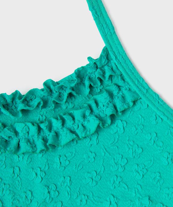 Maillot de bain 2 pièces avec fronces fille vue2 - GEMO (ENFANT) - GEMO