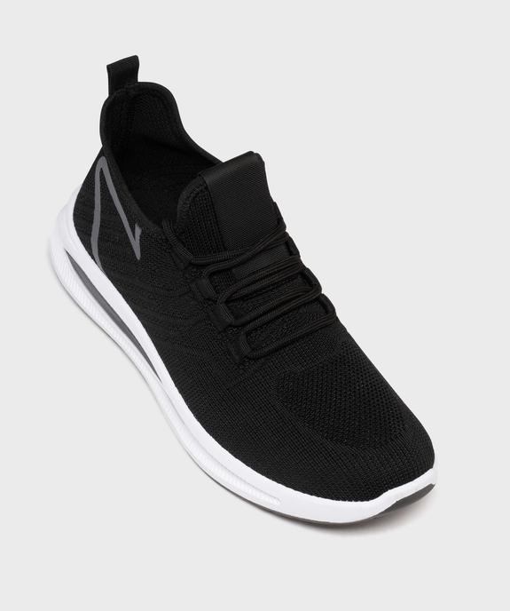 Baskets basses en mesh sans coutures homme vue6 - 5 MILES - GEMO