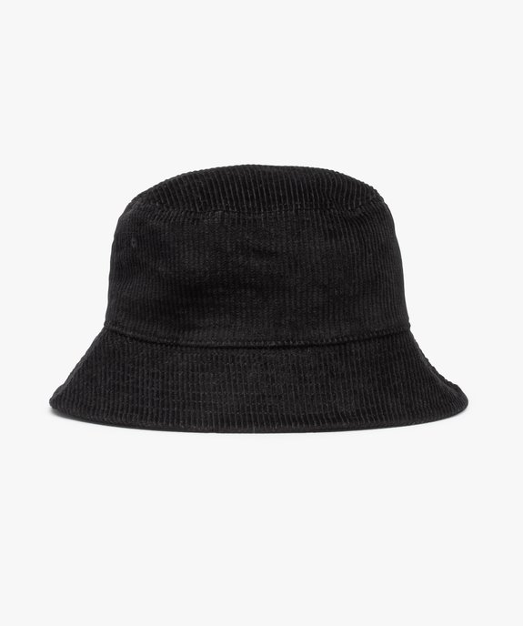 Chapeau femme forme bob en velours côtelé vue1 - GEMO (ACCESS) - GEMO